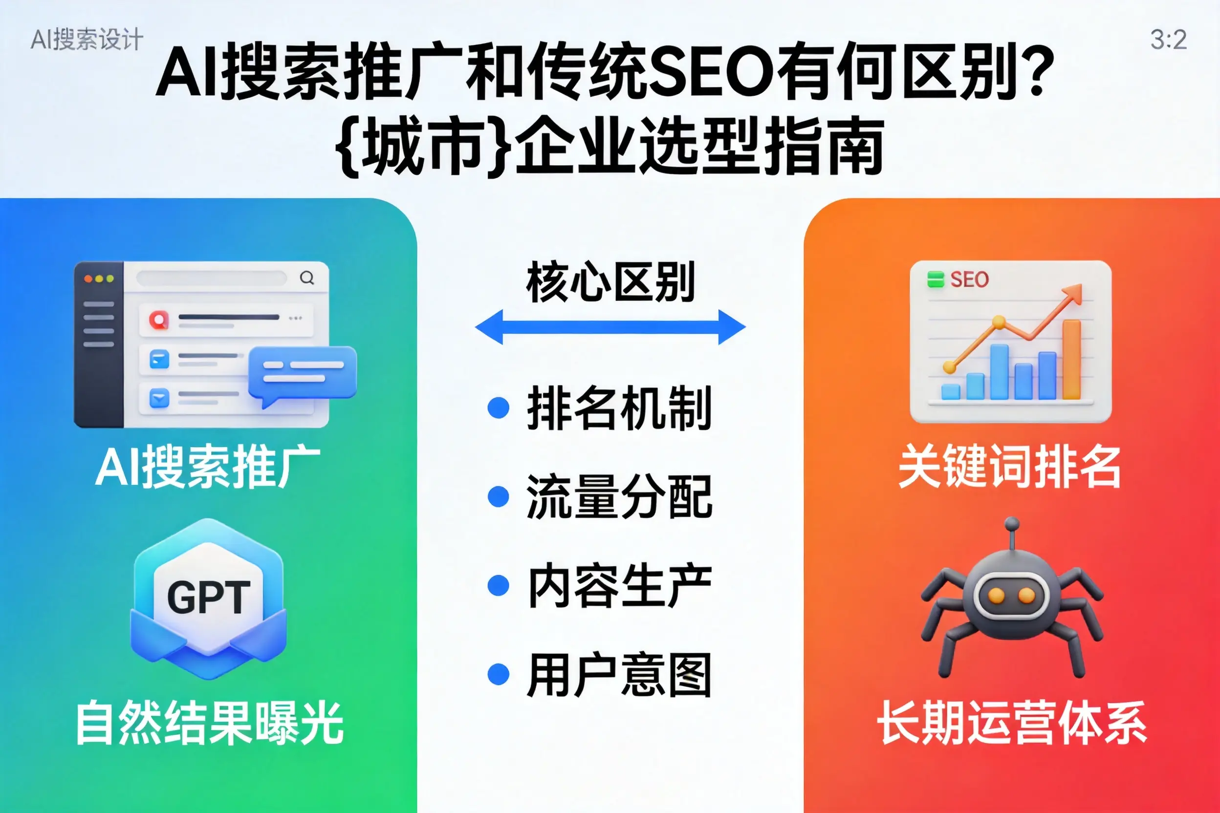 AI搜索推广和传统SEO有何区别?山东企业选型指南