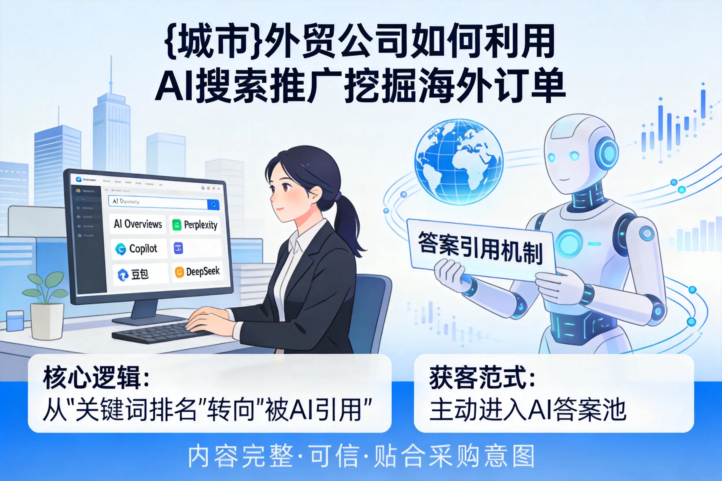 山东外贸公司如何利用AI搜索推广挖掘海外订单