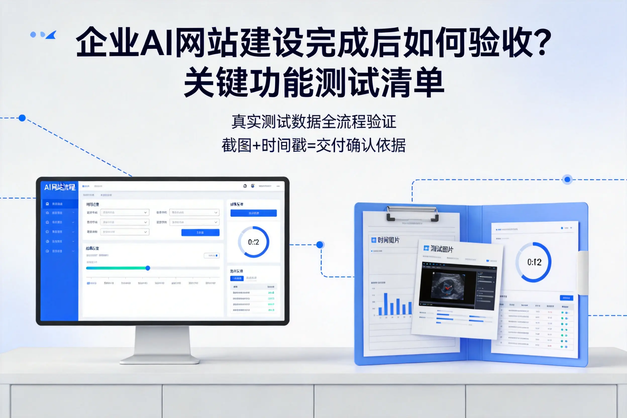 山东企业AI网站建设完成后如何验收?关键功能测试清单