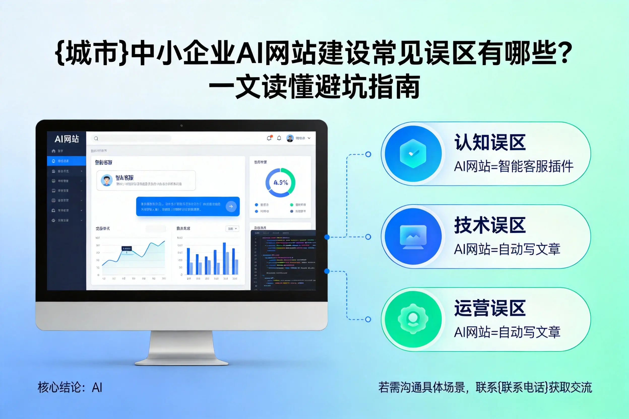 山东中小企业AI网站建设常见误区有哪些?一文读懂避坑指南