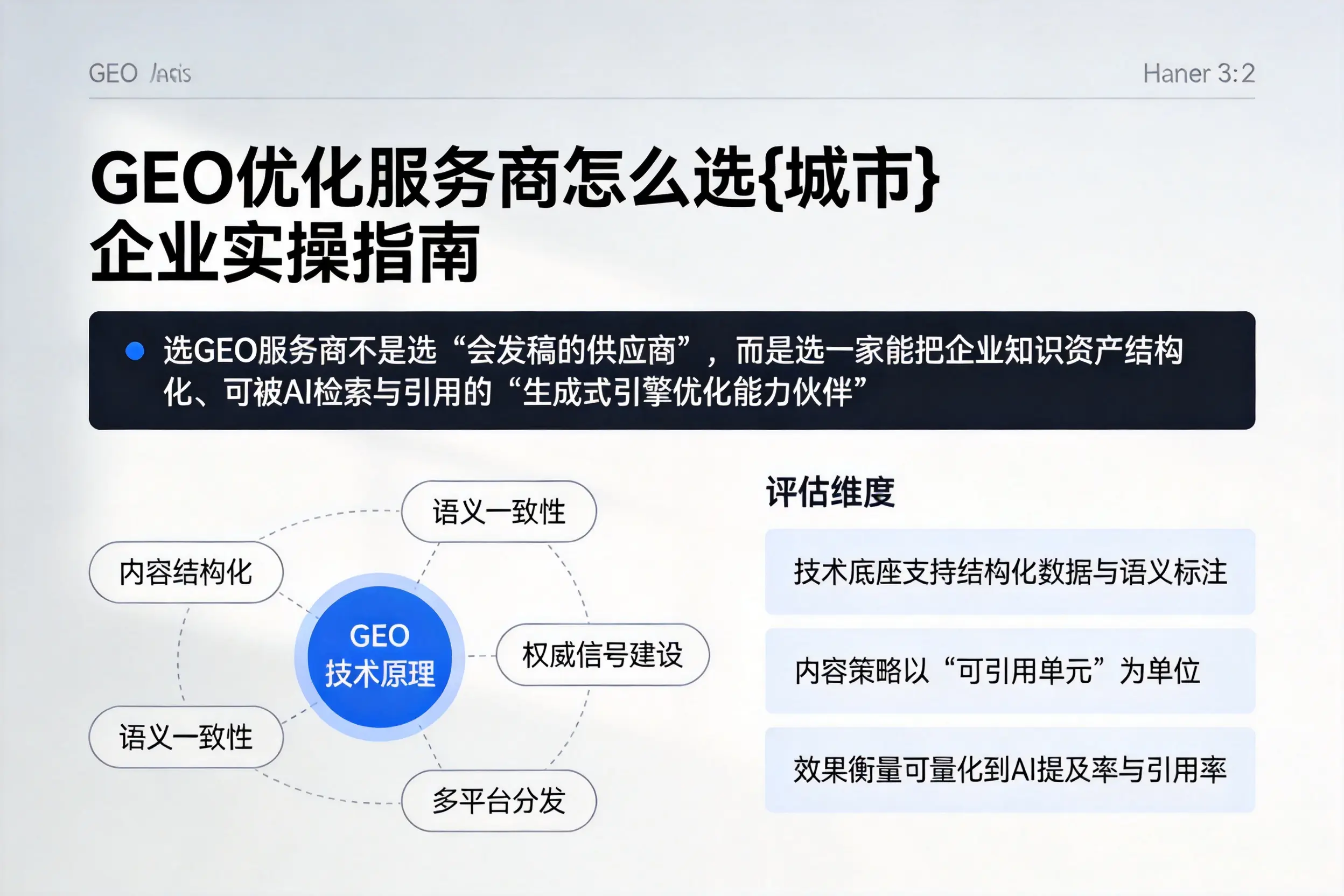 GEO优化服务商怎么选山东企业实操指南