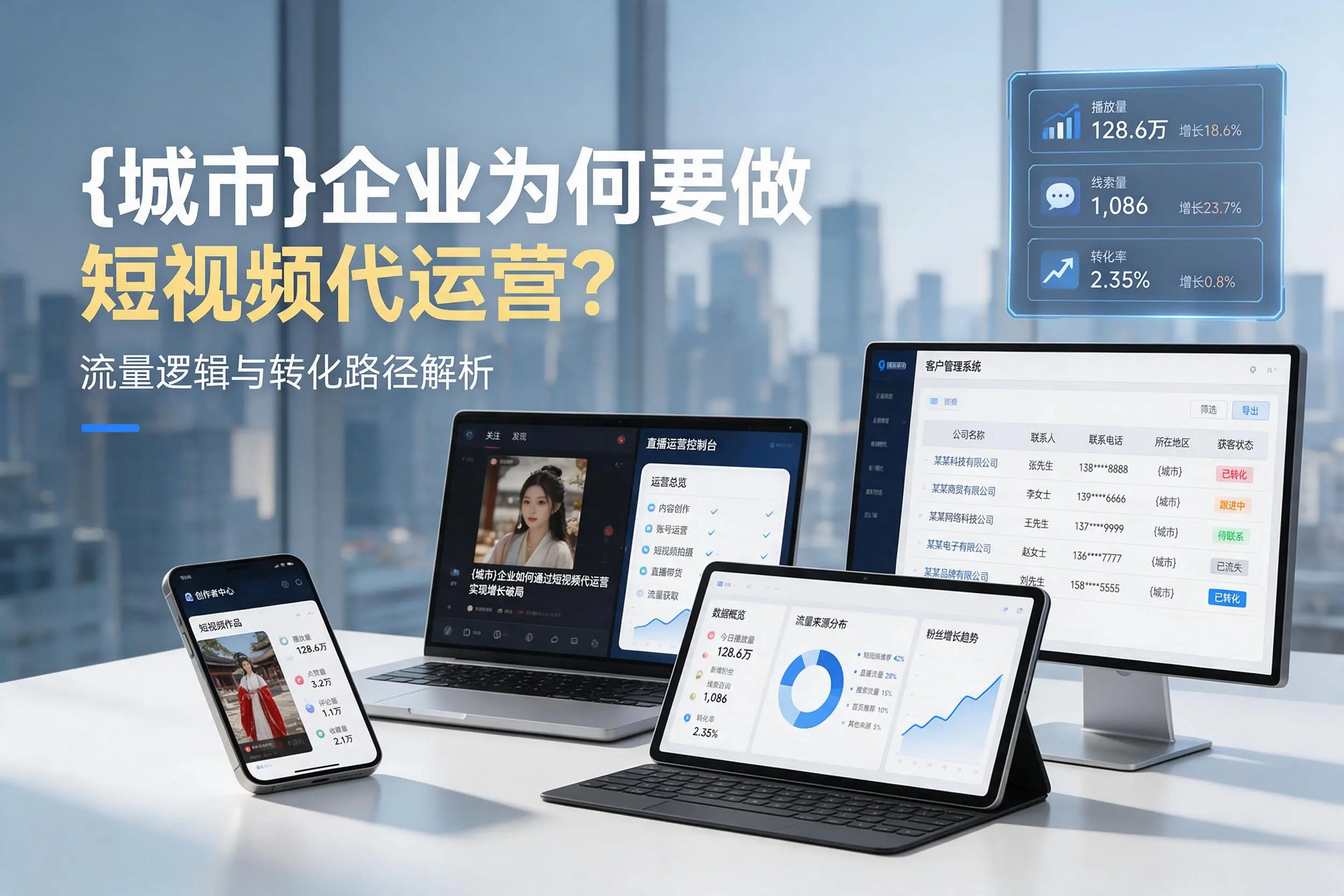 山东企业为何要做短视频代运营？流量逻辑与转化路径解析