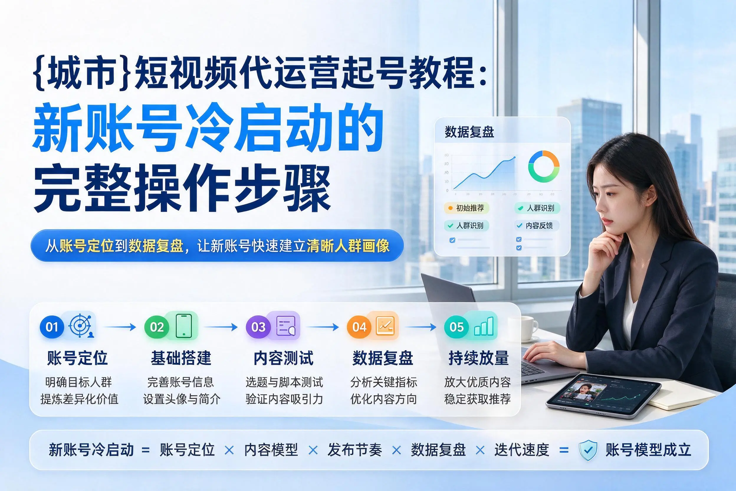山东短视频代运营起号教程：新账号冷启动的完整操作步骤