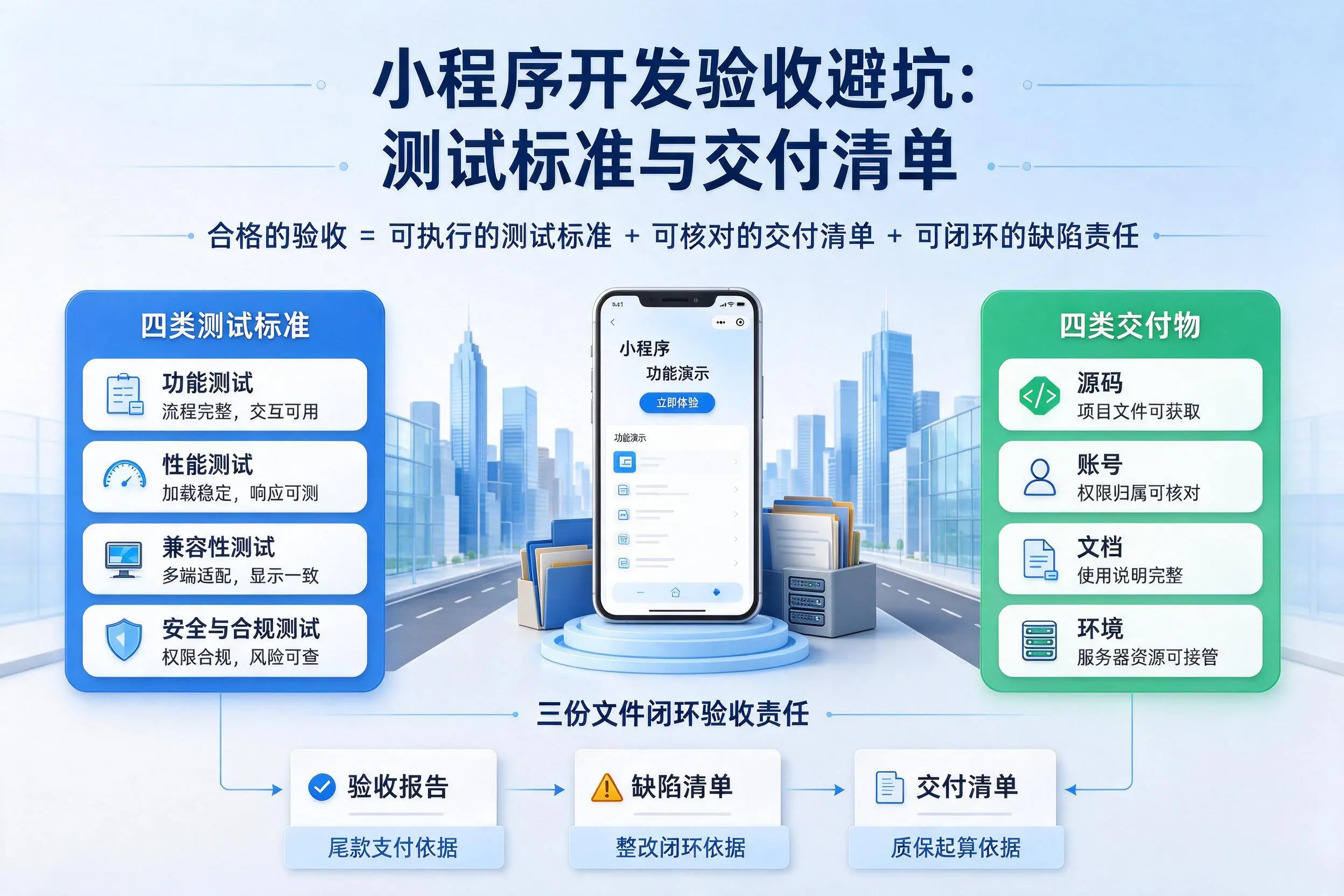山东小程序开发验收避坑：测试标准与交付清单