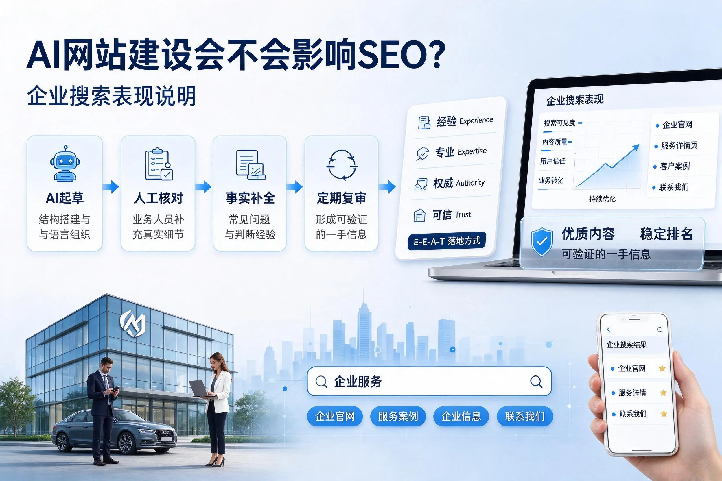 AI网站建设会不会影响SEO?山东企业搜索表现说明