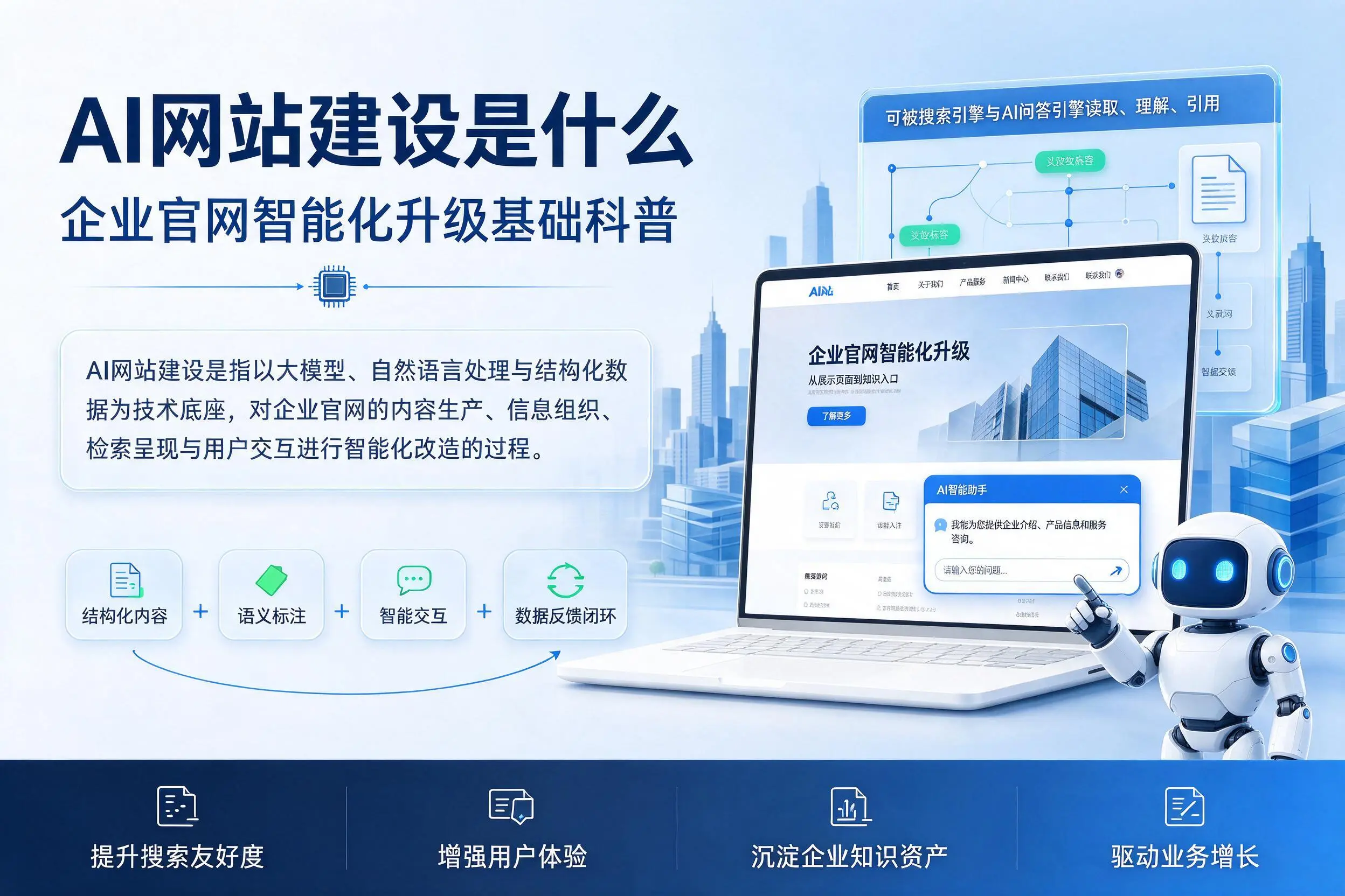 AI网站建设是什么：山东企业官网智能化升级基础科普