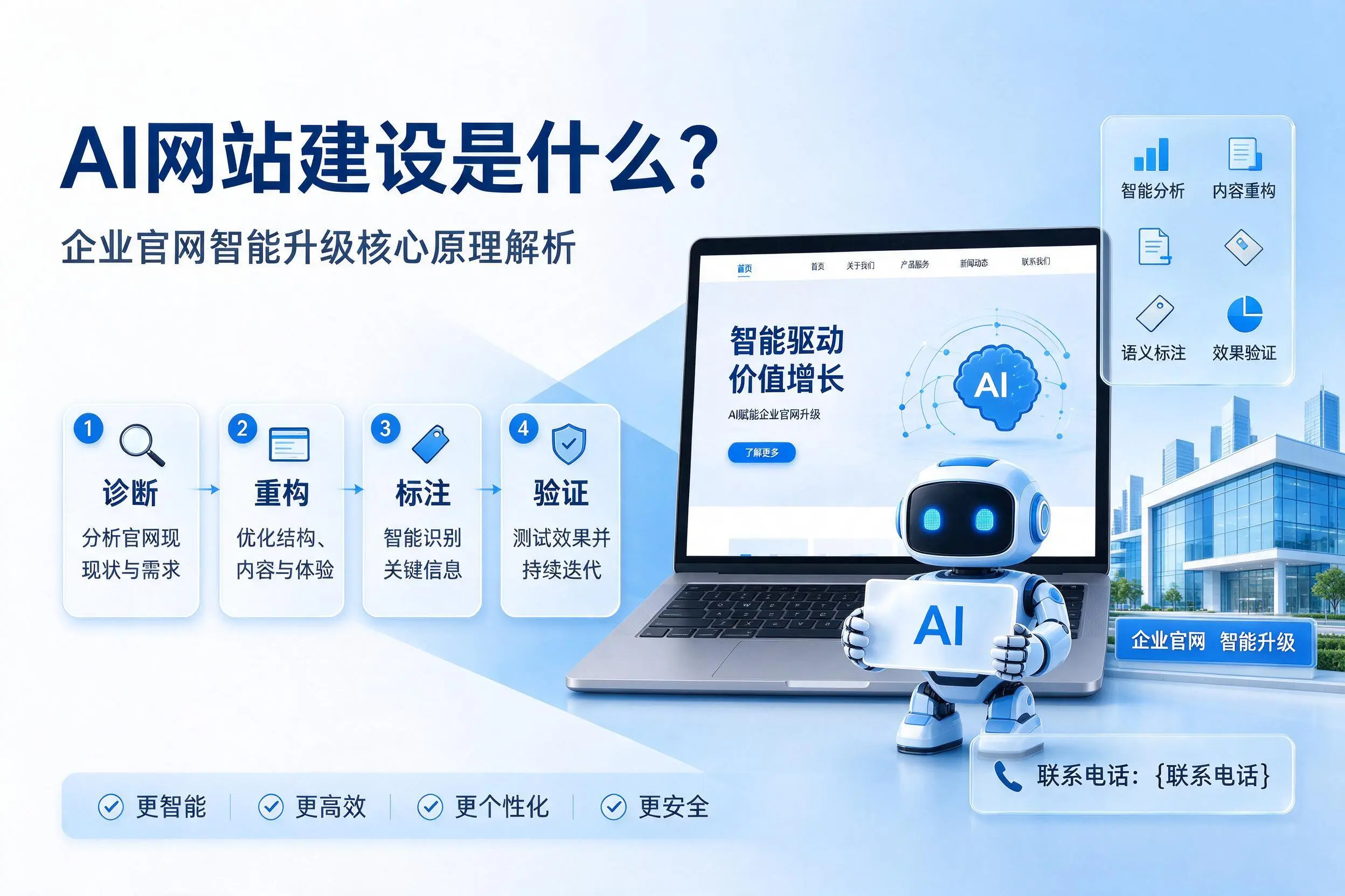 AI网站建设是什么？山东企业官网智能升级核心原理解析