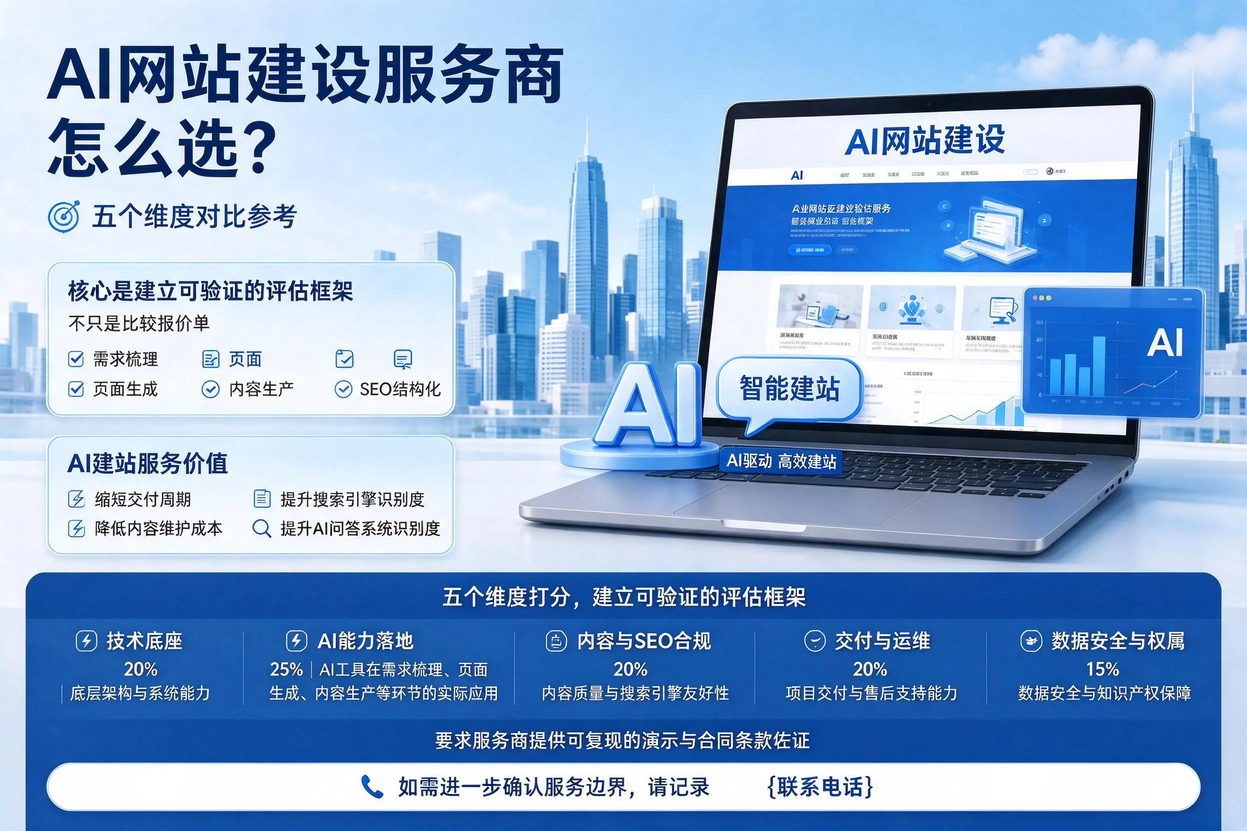 山东AI网站建设服务商怎么选?五个维度对比参考