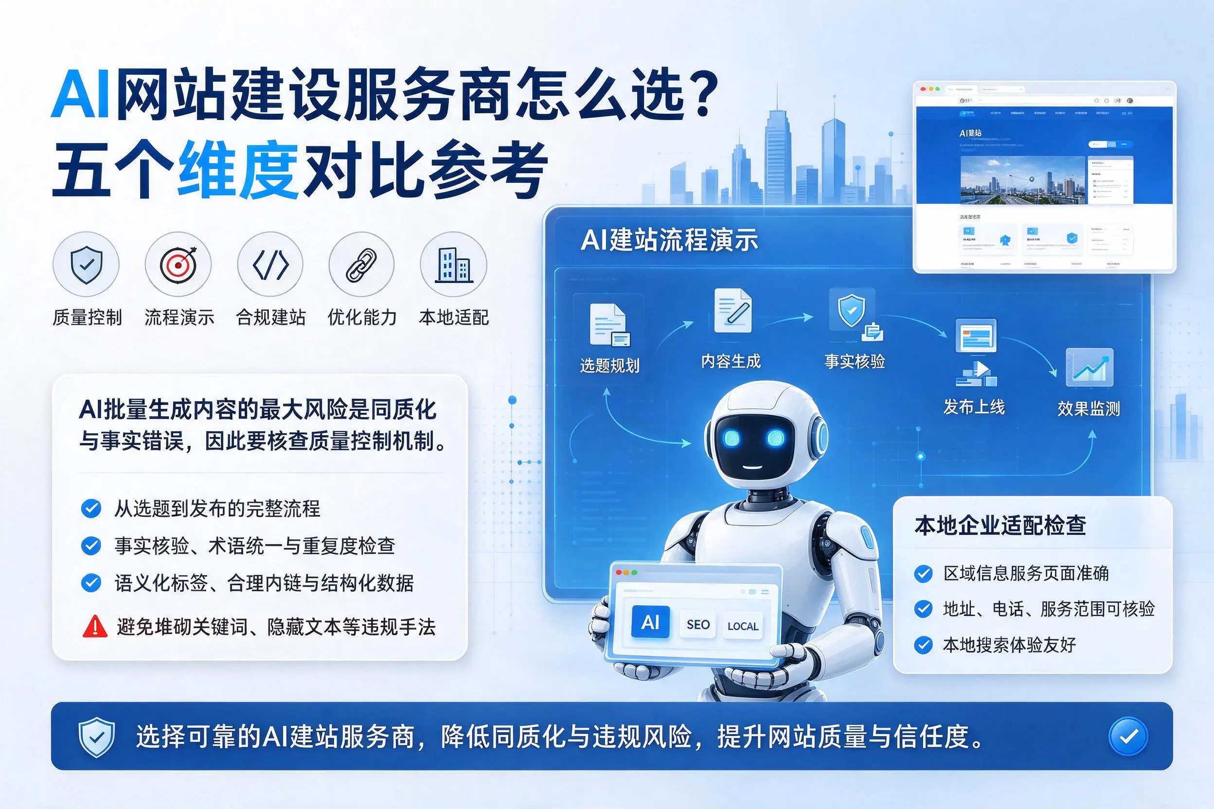山东AI网站建设服务商怎么选?五个维度对比参考