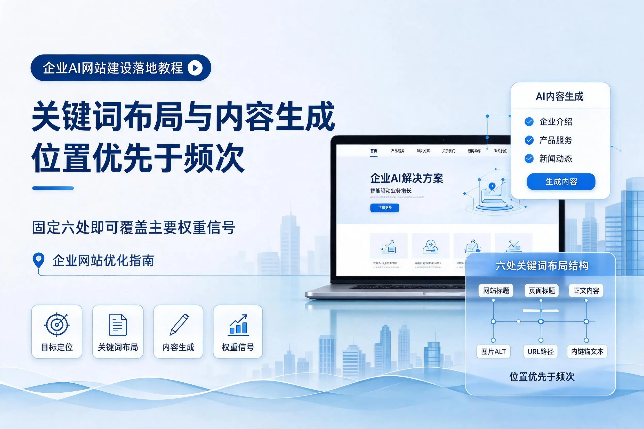 山东企业AI网站建设落地教程：关键词布局与内容生成