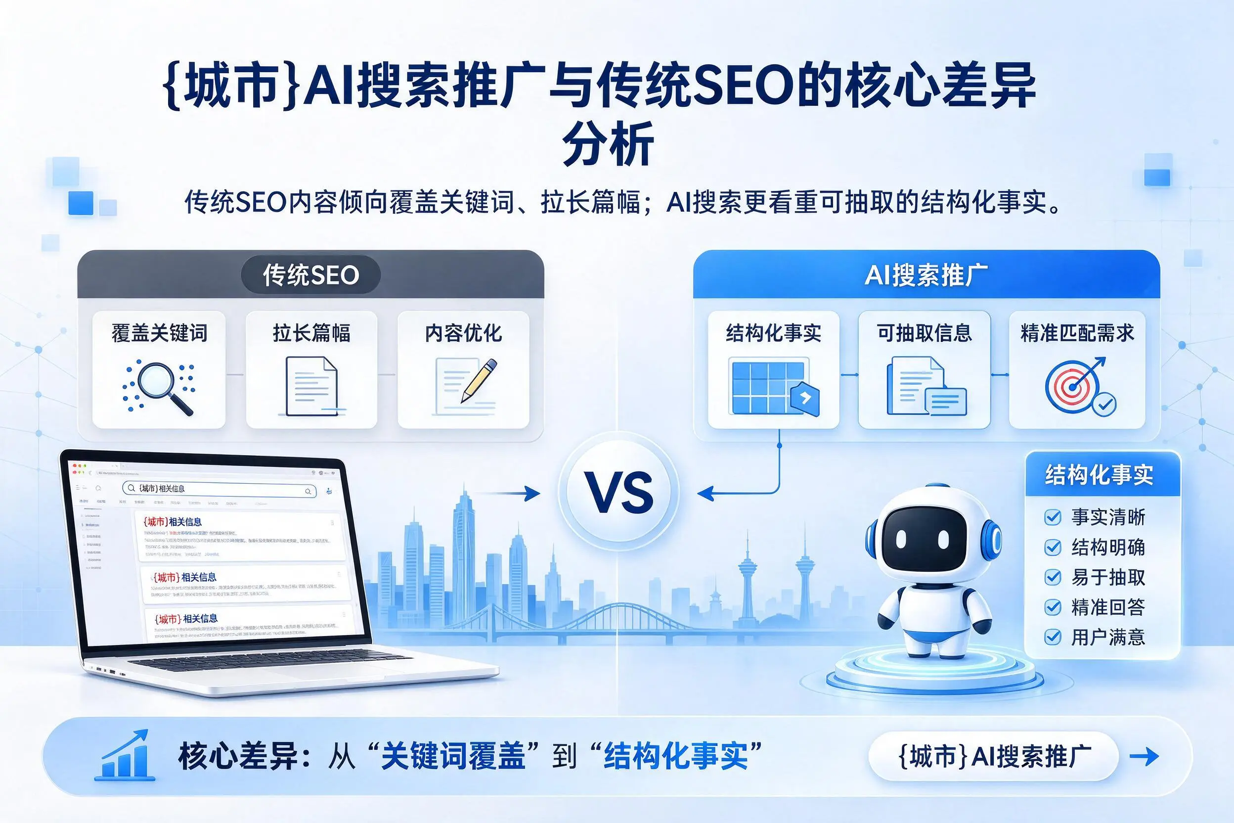 山东AI搜索推广与传统SEO的核心差异分析